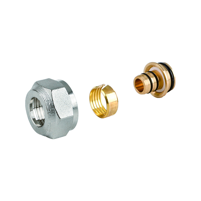 HL-7023 Water collector by Hengli HVAC: Brass Multilayer Pipe Adaptor for hot & cold water.