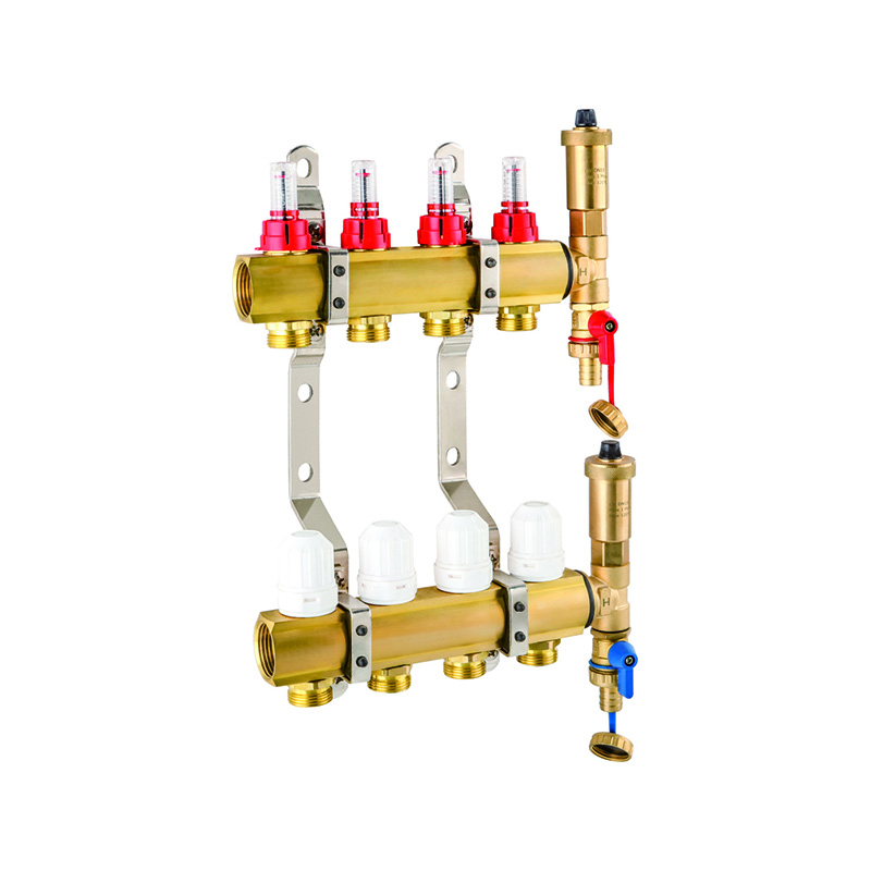 HL-2022 by HengliHVAC  | Floor Heating Distributor Valve | Brass Manifolds for Heating